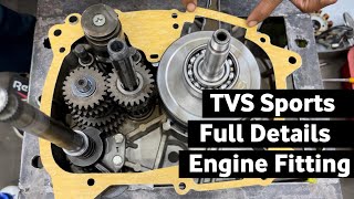 TVS Sports !! Full Engine Fitting !! इंजिन फिटिंग फूल जानकारी TVS स्पोर्ट्स !! screenshot 4