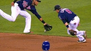 KC@MIN: Tejada's single to center ties the game at 1