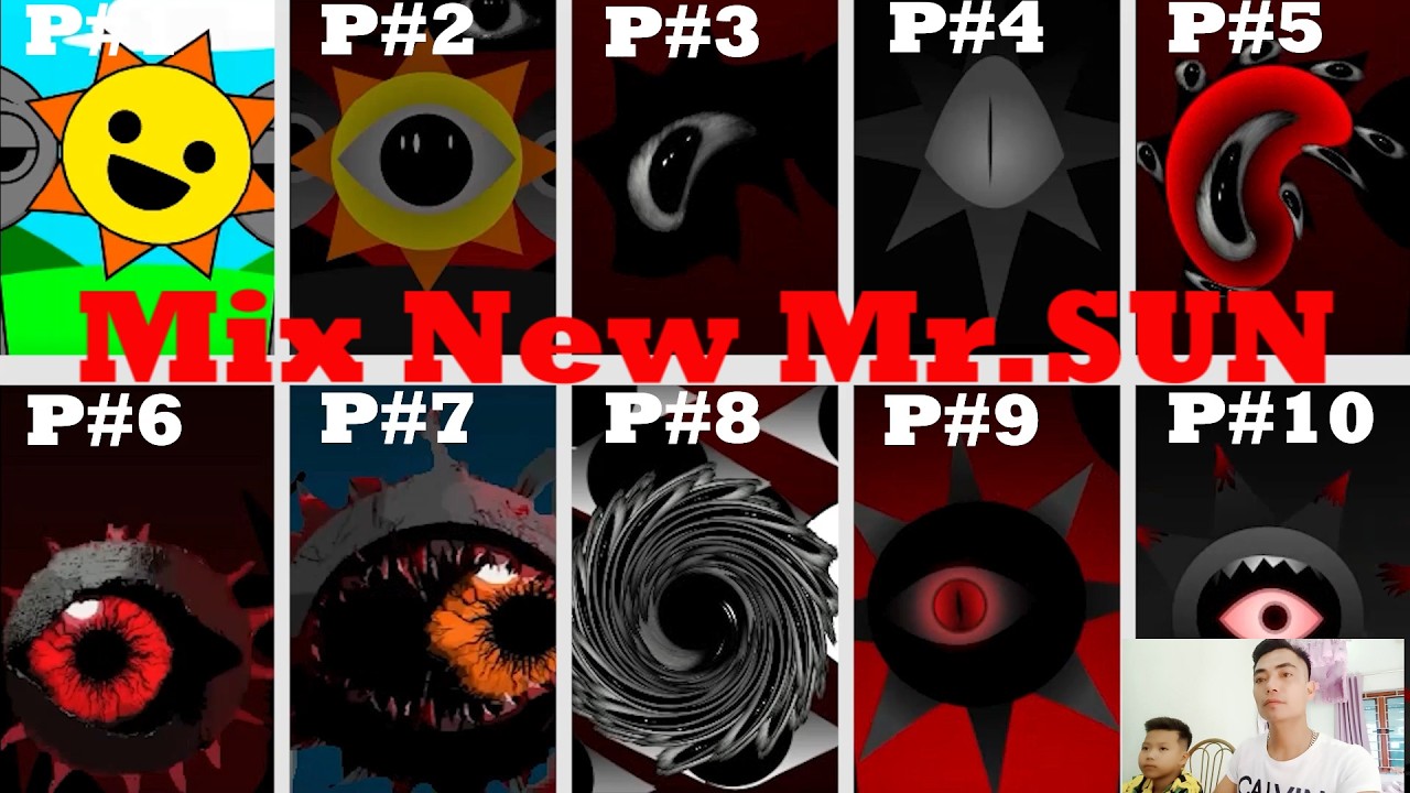新品未開封ミスター Mr. ・Twenty Flight Rock　・やりいっ！ lncredibox Sprunki Mix New Mr.SUN Mr.sun Phase 1 TO Phase 20 New