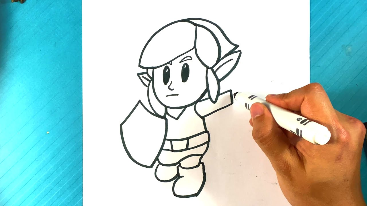 EASY How to Draw LEGEND OF ZELDA - Links Awakening - YouTube
