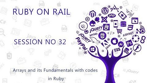 Ruby Programming Tutorial 32  Arrays and its Fundamentals with codes in Ruby