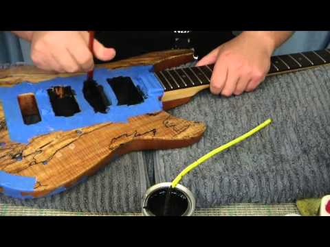 electric-guitar-shielding-with-conductive-paint-and-copper-tape