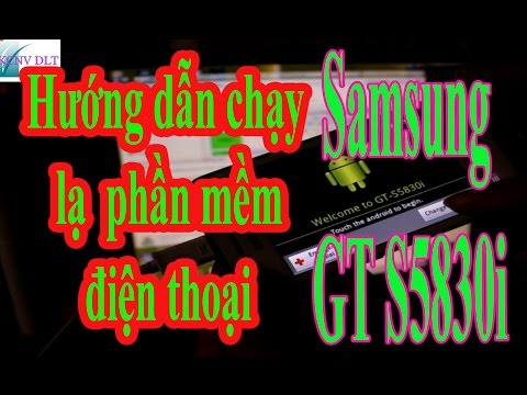 Chạy lại phần mềm Samsung GT Ace 5830i lỗi treo logo II How Flash reset 5830i