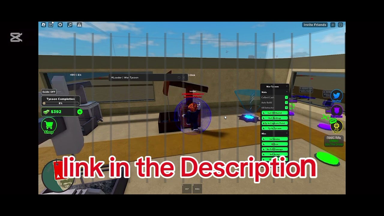 War Tycoon OP GUI Script | Auto Farm, Infinite Money & More 💣🔥 ...