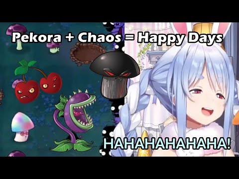Pekora's Reaction Trying Cherry Bomb, Chomper and Doom-shroom For Doing Her Thing in PvZ