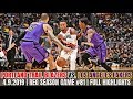 Portland Trail Blazers vs Los Angeles Lakers - Full Game Highlights - April 9, 2019