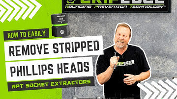 Stripped Phillips Head Screw - How To Remove - RPT Socket Extractors
