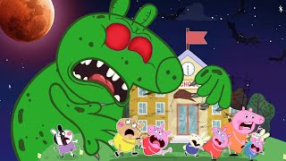 Zombie Apocalypse, Zombies Destroys At The House‍♀‍♂ | Peppa Pig Funny Animation