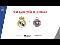 Post-game Press Conference | Real Madrid vs Partizán de Belgrado | 2º partido playoff