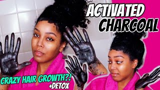How to Grow Hair with Activated Charcoal | Hair Growth Mask/Scrub | Natural Hair