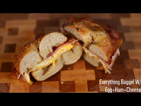 Video: Hoe Maak Je Schilferige Bagels Met Ham En Kaas