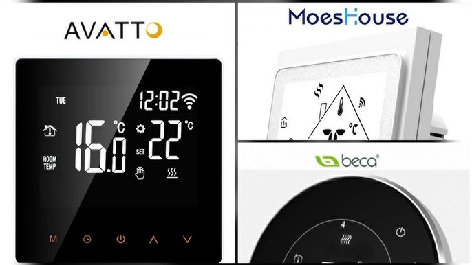 Termostato Wifi Tuya Smart Life para caldera de Gas y calefacción de suelo  cálido, controlador de