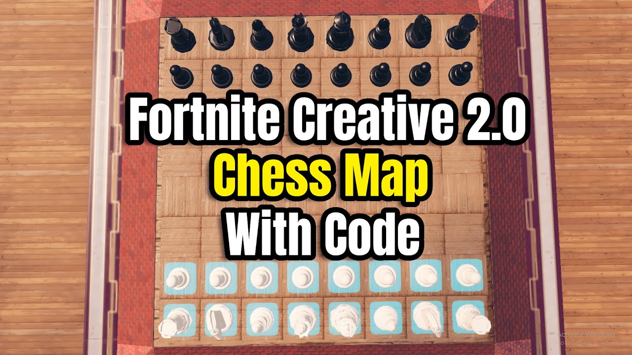 I made fully working Chess in fortnite creative! There's