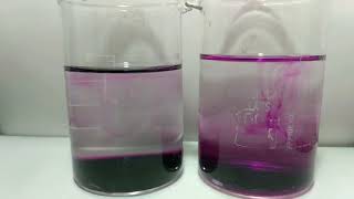 Full Diffusion of KMnO4 in water......Time lapsed... Update