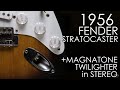 "Pick of the Day" - 1956 Fender Stratocaster with two Maganatone Twilighter amps in stereo!