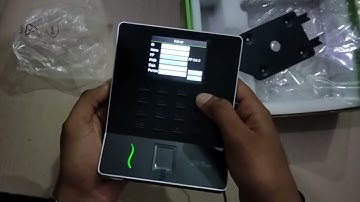 Unboxing ZKTeco WL-20 Wireless & Bio-metric Based Time Attendance Machine - PAK Communications