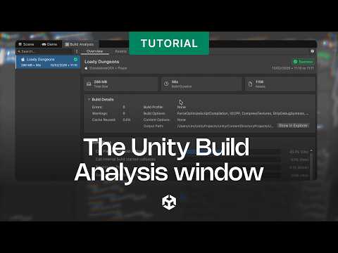 The Build Analysis window