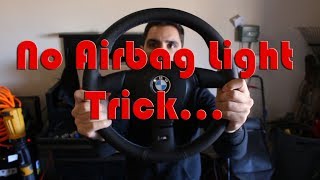 E36 M3 M-Tech 2 Steering Wheel Install with No Airbag Warning Light