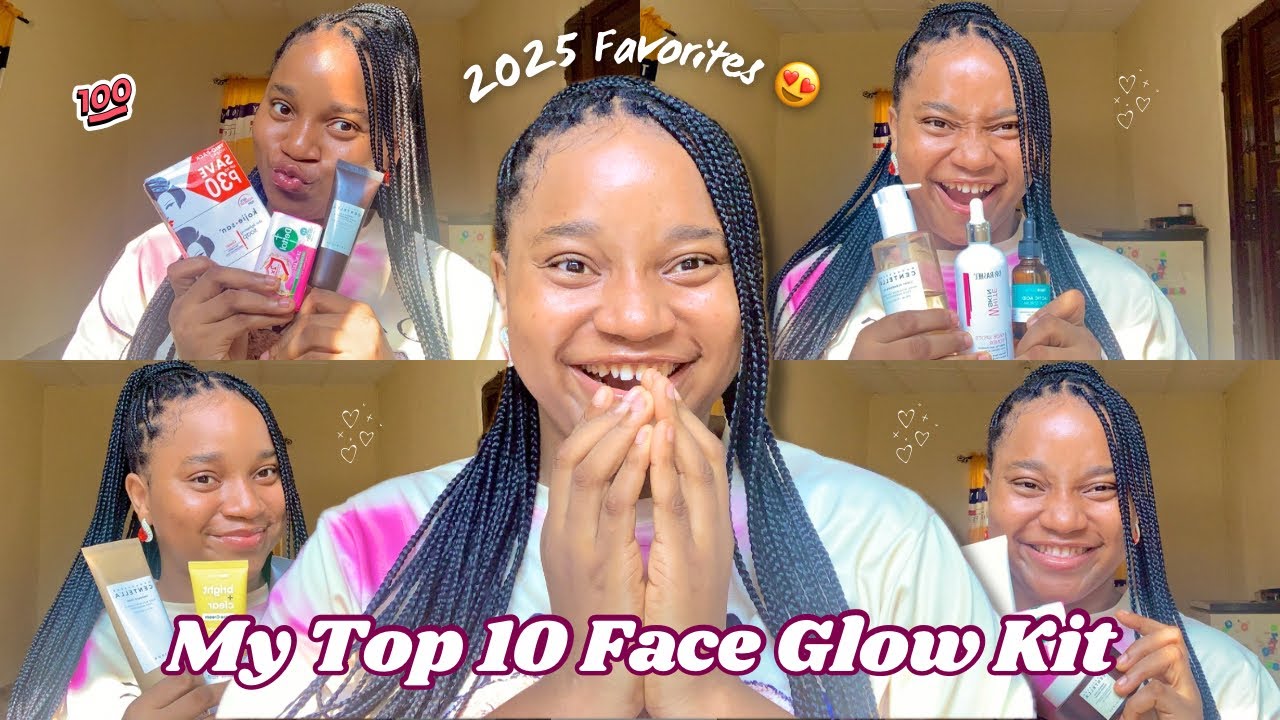 Top 10 skincare products I used in 2025 for a brighter, radiant & evened skin glow 💯