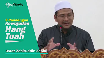 3 Pandangan tentang kewujudan Hang Tuah. Adakah Hang Tuah wujud? - Ustaz Zahiruddin Zabidi