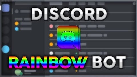 How To Make Rainbow Bot,Color Changing  Roles, discord Bot 2021  - SkyReZ