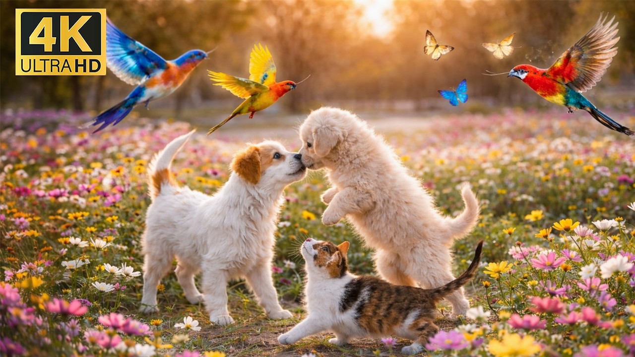 WARNING: Cats & Dogs Get Instantly Hooked 😺🐶🔥 | Bird TV 4K