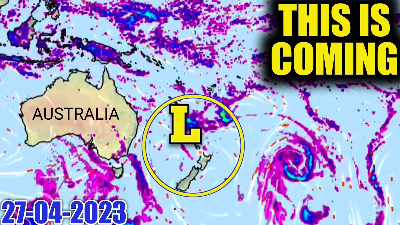 Strong Sub Tropical Low Likely To Affect NZ, BOM Weather Watch - YouTube
