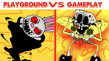 FNF Character Test | Gameplay VS Playground | Spongebob, Aurora, Zanta BunBun (FNF Mod)