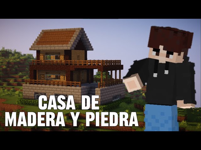 Casa de Piedra y Madera Minecraft Map