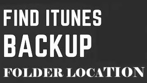 How to permanently delete itunes backup file folder from your laptop or PC 2022