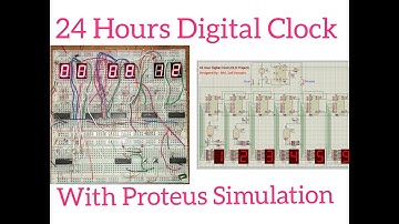 24 Hour Digital Clock using 555 Timer and 4026 IC | Digital Clock | DLD Project