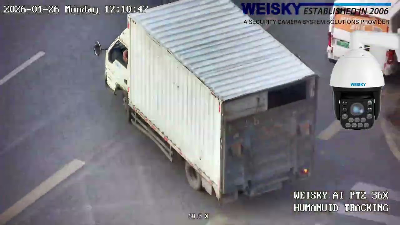 36X AI PTZ | 200m Night Vision · Human Tracking · Vehicle Detection