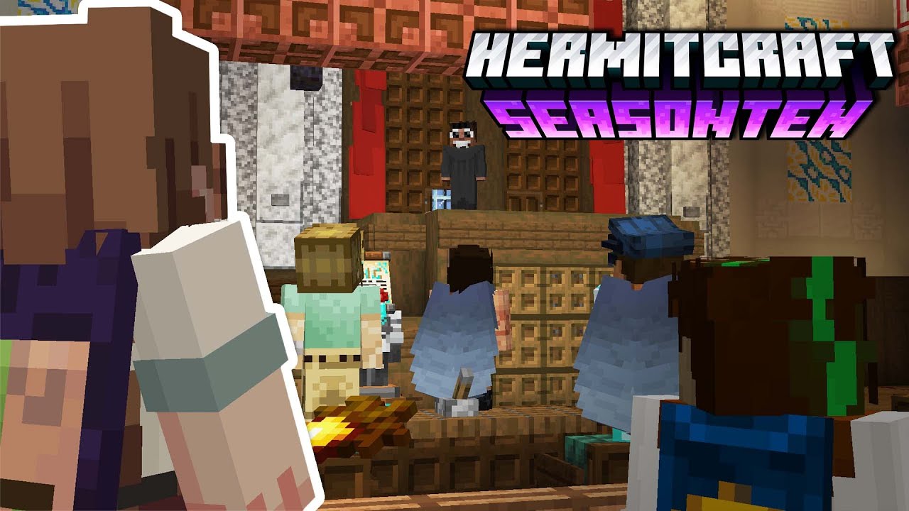 Play: Who Put This Guy in Charge? Hermitcraft 10 builds