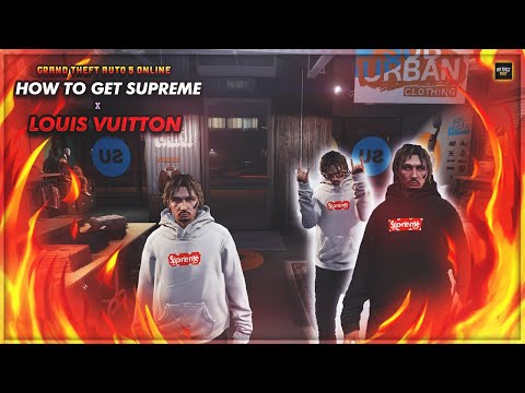 NEW* How To Get Supreme x Louis Vuitton Hoodie On GTA 5, Crew Emblem +  Apply To Your Own CREW
