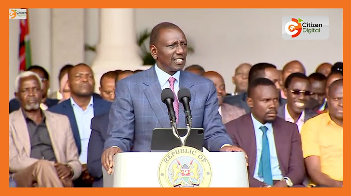 President Ruto's address to the Nation on Finance Bill 2024