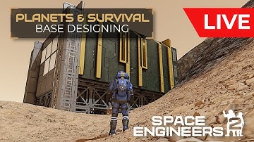 Space Engineers 2 VS2 LIVE: BASE FINISH 🧱, TWICE BAKED Redesign & NEW LIVING SPACE (Part 5)