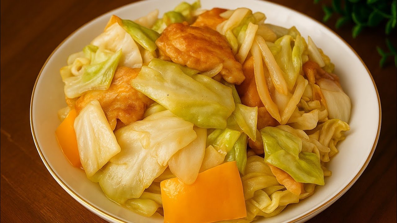 chicken with cabbage – easy, healthy, and very delicious!
