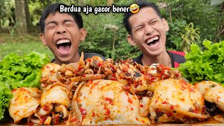 BERDUA AJA GACOR | MUKBANG CUMI BALAKUTAK BALADO, BAU BAU NIKMAT