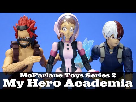 My Hero Academia Todoroki Uraraka Kirishima McFarlane Toys Action Figure Review