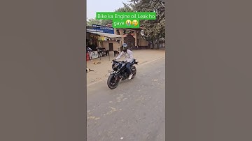 Bike ka Engine oil leak kar ne laga 😢😱 #bike #ride #shortfeed #n160 #shorts #motovlog #crash #feed