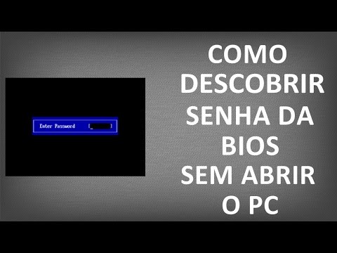 Vídeo: Como Encontrar A Senha Do BIOS