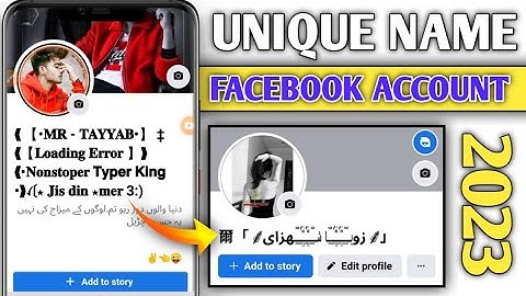 How to Make Unique Name Facebook idd 2023 | How to create Unique Name Facebook id without proof 2023