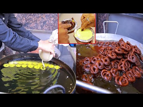 Burhanpur Khowa Jalebi | Mir Chowk | Best Deserts In Hyderabad @MultiChamp1