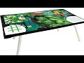 IndusBay Ludo Game Table for Kids Board Game - Laptop Table / Bed Table Green | #StudyTable