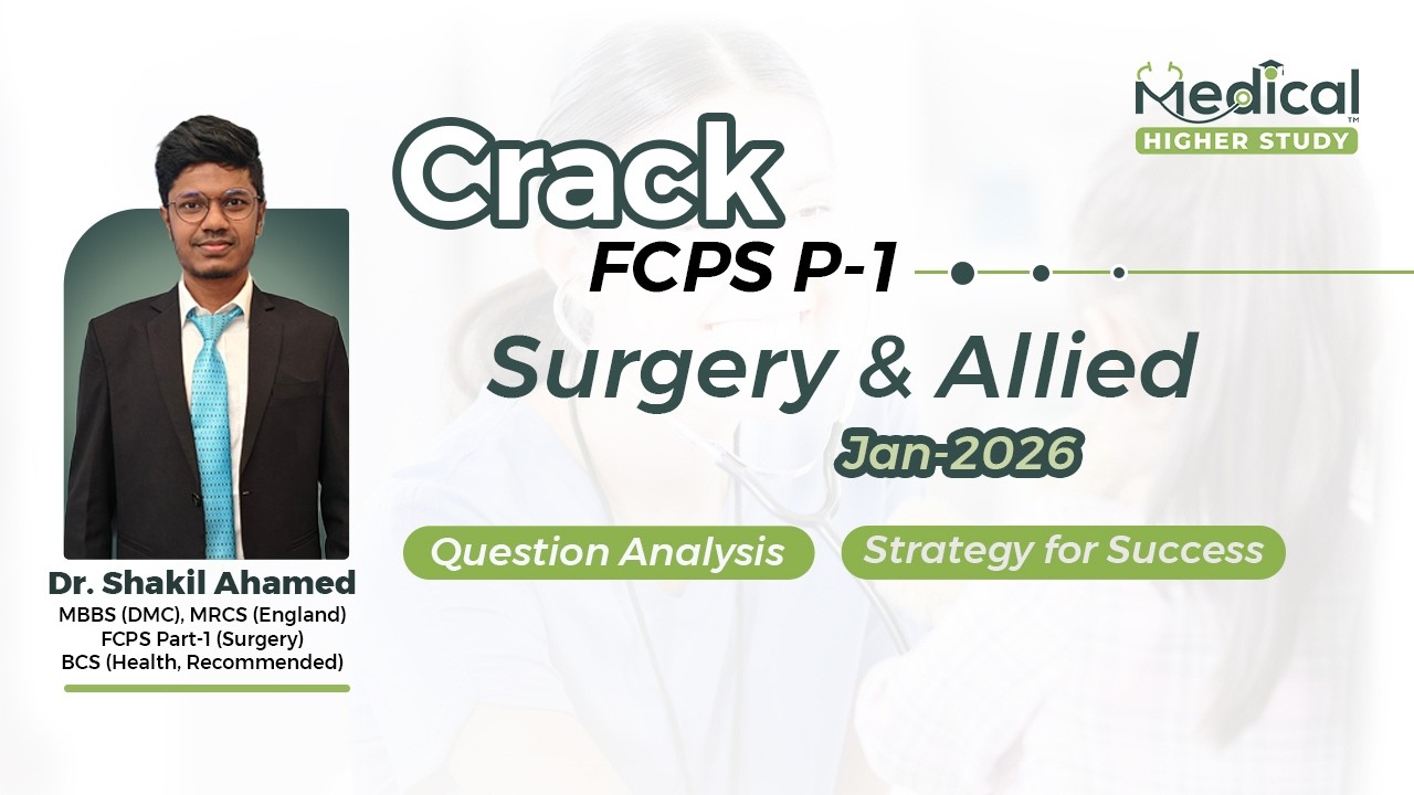 FCPS P-1 Surgery & Allied Jan 2026 | Question Analysis & Exam Strategy ...
