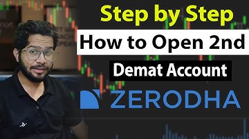 how to apply for zerodha secondary demat account kaise open kare ft @zerodhaonline