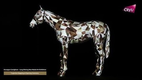 Projection mapping@Castiglione Opening Ceremony