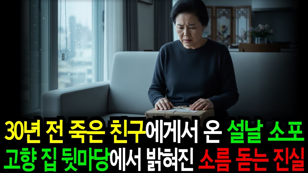 30년 전 죽은 친구에게서 온 설날 소포, 고향 집 뒷마당에서 밝혀진 소름 돋는 진실 #인생사연 #가족사연 #감동사연 #시니어사연 #오디오사연