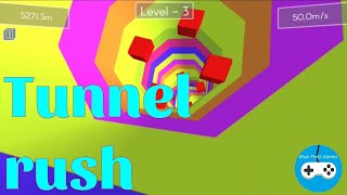 TUNNEL RUSH Y8 GAMEPLAY