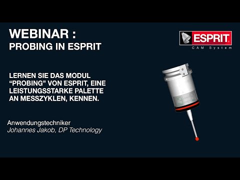 ESPRIT CAM-Software: Webinar über Messzyklen